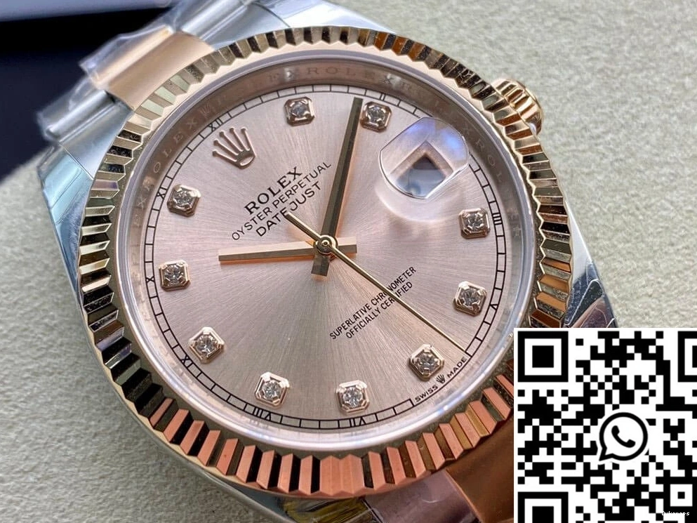 V3 Functional Rolex Factory Datejust 41MM EW M126331-0007 Rose 803 Gold 0807
